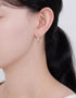 Twisted Elegance Hoop Earrings: Handcrafted Sterling Silver